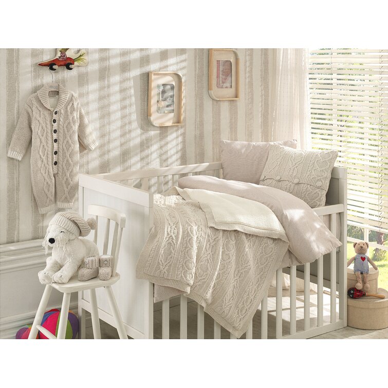 6 piece crib sales bedding set